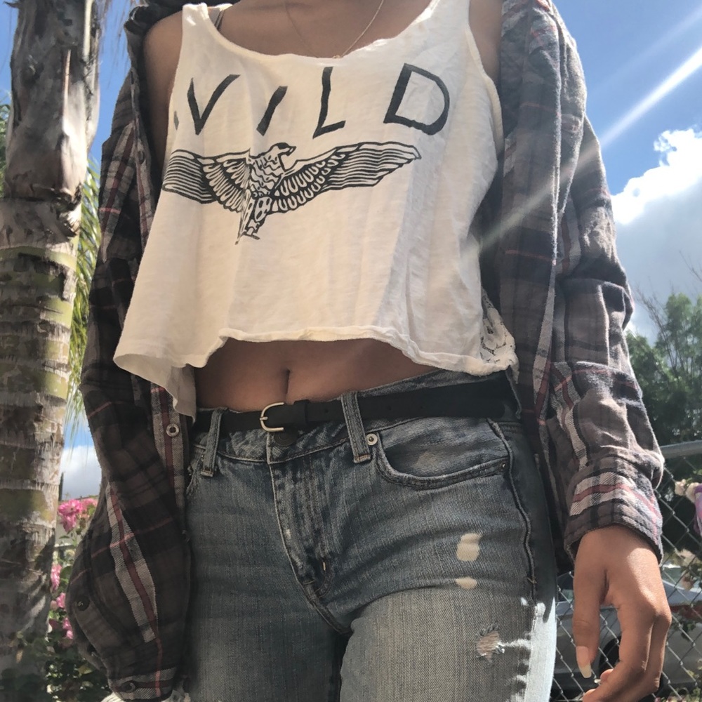 Cropped top “WILD”